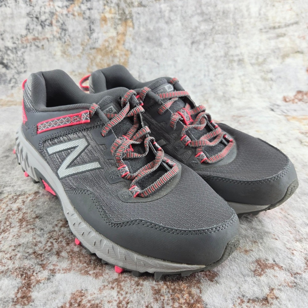 New Balance 410v6 Trail Running Shoes Womens 7.5D Grey WT410SP6 All Terrain